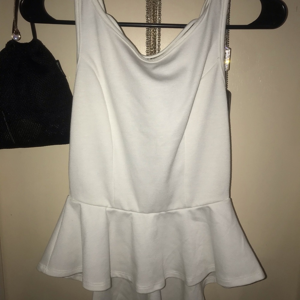 white blouse/bodysuit